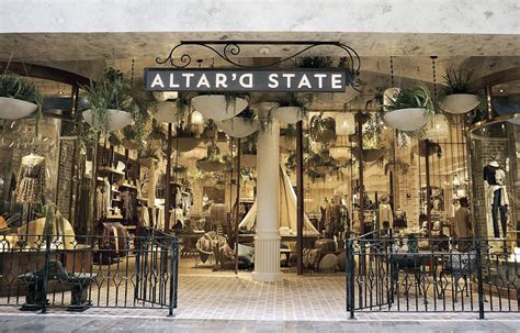 Alrard state - Altar’d State. Altar’d State is a sanctuary- a place of beauty from the inside out. From welcoming experiences and warm associates who make you feel special, to thoughtfully curated products in-store and online, our brand is built upon the founding principles of giving back and making a difference in the world. Altar’d State creates ... 